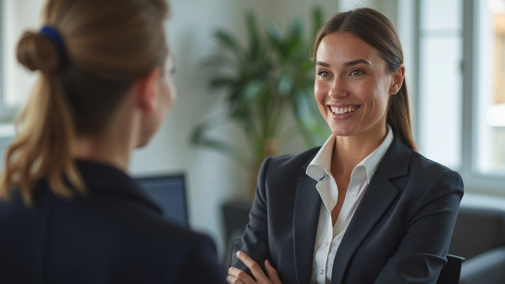 Manager luistert aandachtig naar teamlid